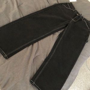 Black high waisted jeans